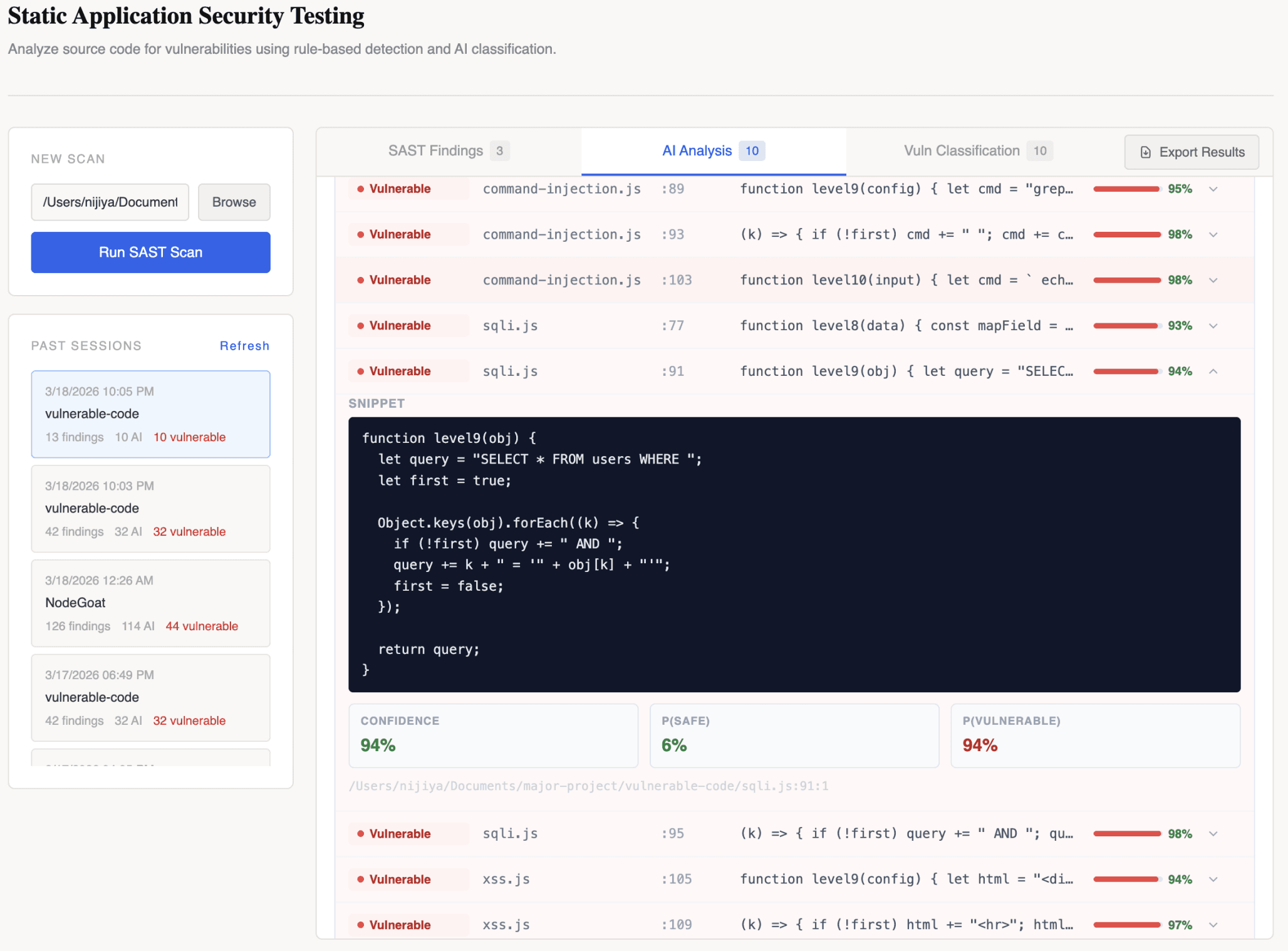 AI-Augmented SAST & DAST